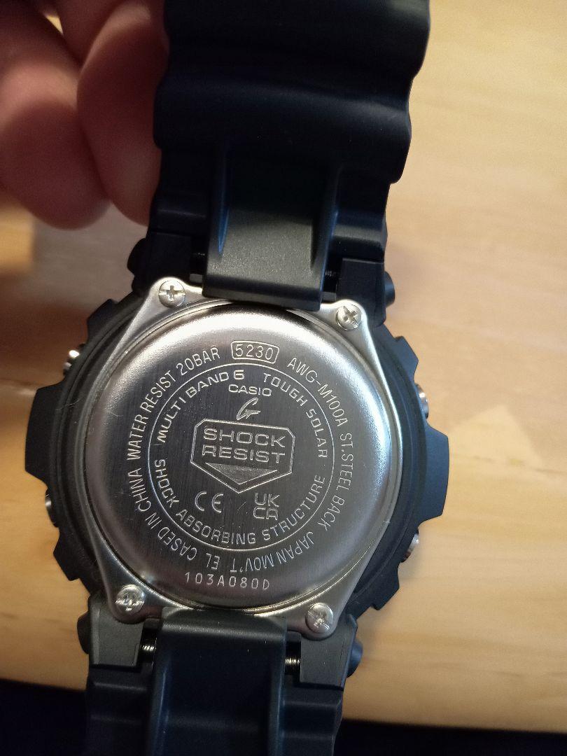 G-SHOCK 3 AWG-M100A 電波ソーラー ジーショック カシオ