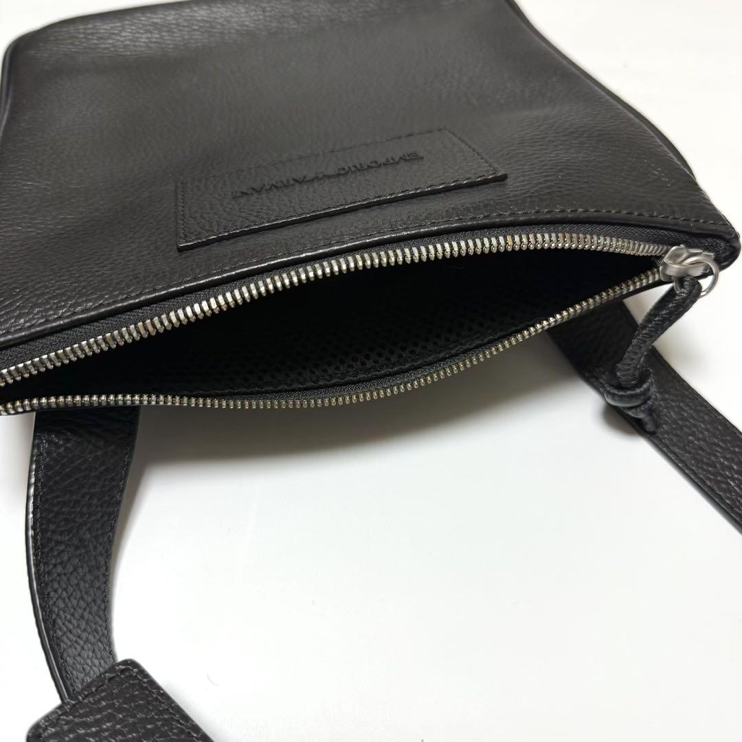 美品】エンポリオ アルマーニ 本革ショルダーバッグ