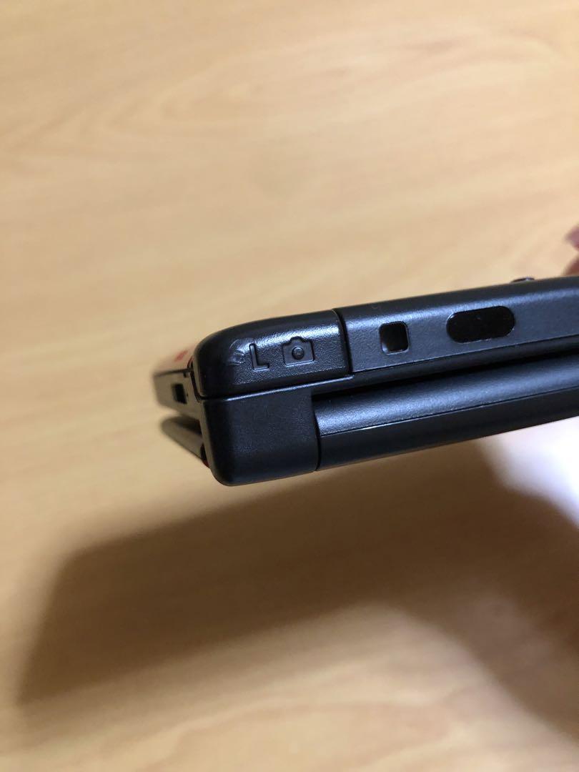ジャンク 3DS LL レッド×ブラック 上画面不具合