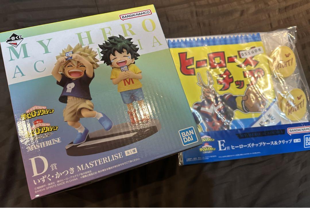 ヒロアカ 一番くじ D賞いずく・かつき E賞 ヒーローズチップケース＆