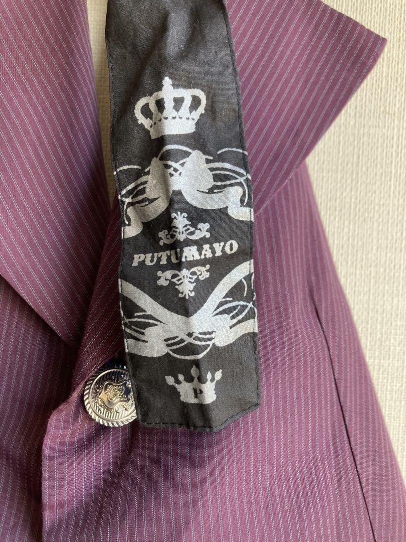 PUTUMAYO 赤紫ストライプ ベスト