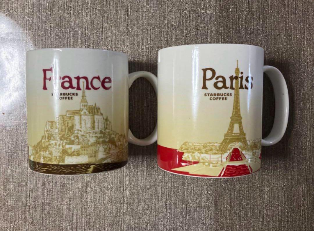 スターバックス マグカップ 2個セット フランス・パリ