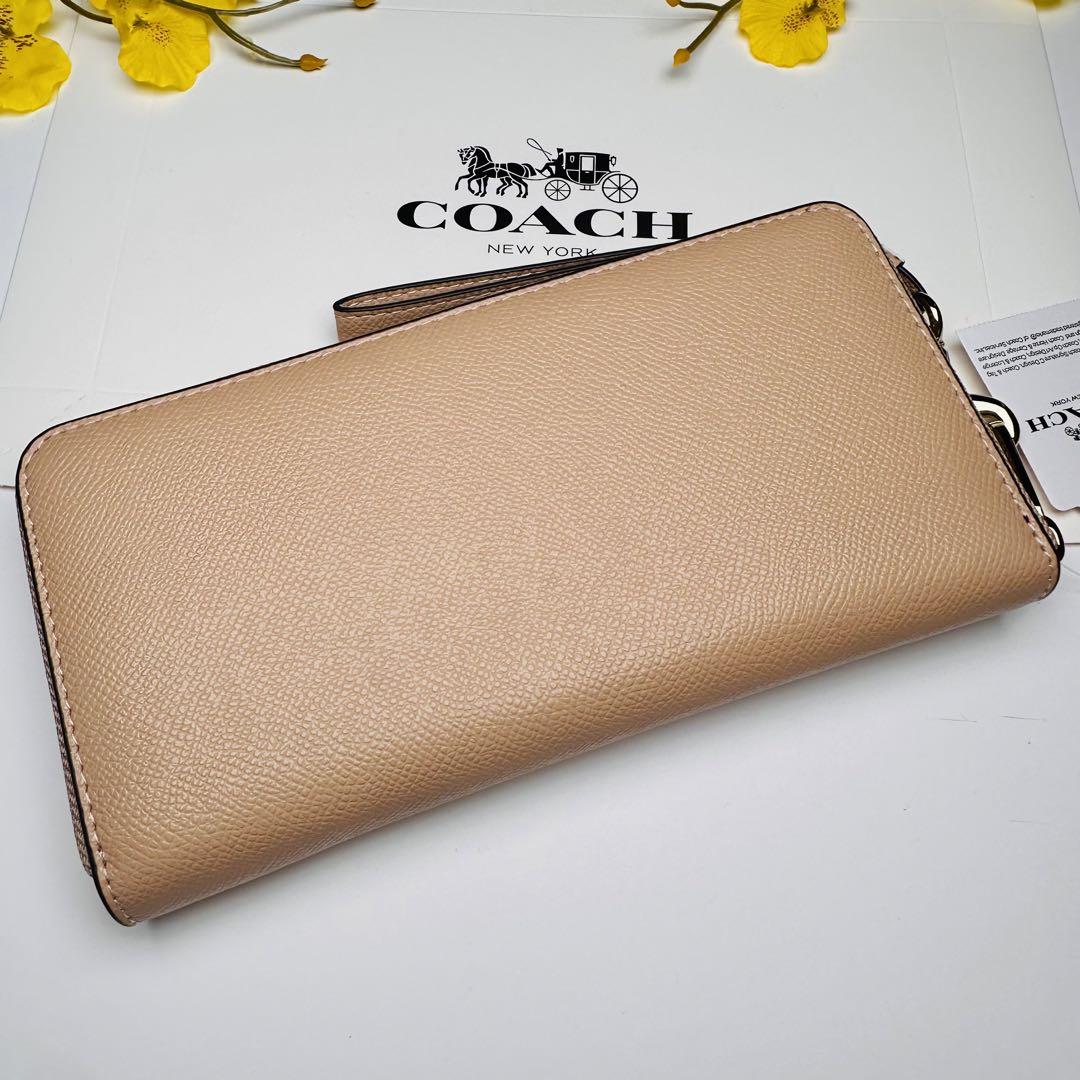 COACH　長財布　美品 コーチ COACH 財布 レディース 長財布 二つ折り財布 ミドル財布