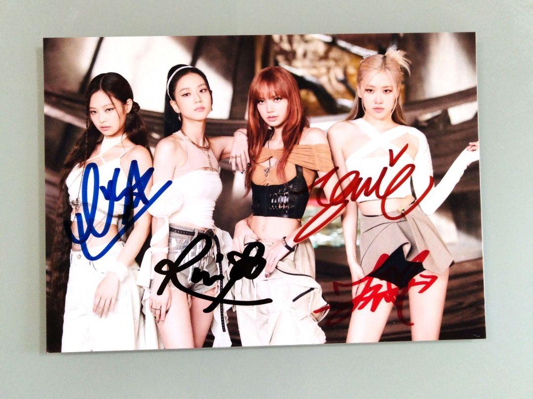 ブラックピンク直筆サイン入り2Lサイズ写真…BLACKPINK…3 - メルカリ