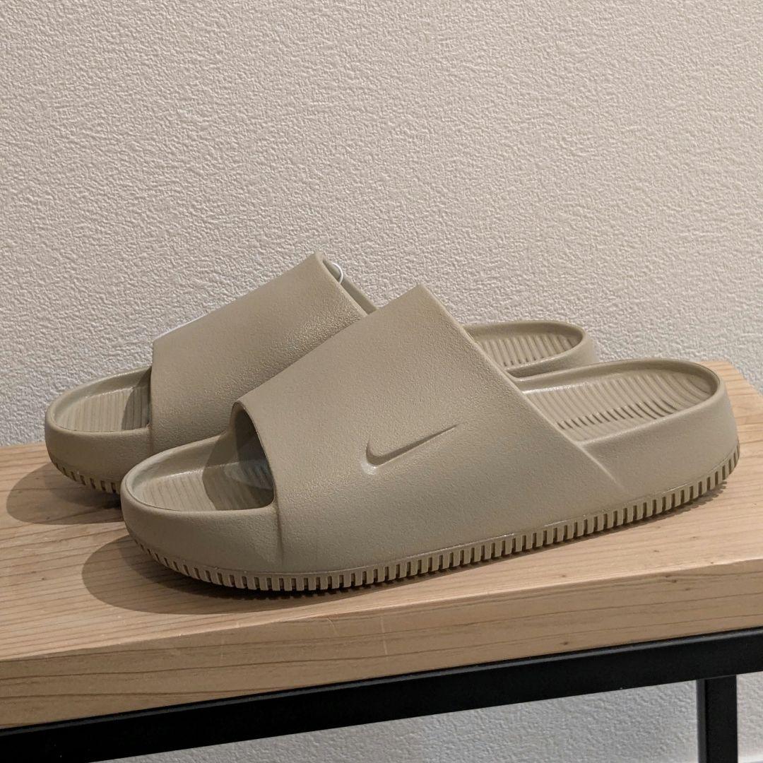 NIKE CALM SLIDE メンズサンダル KHAKI 8