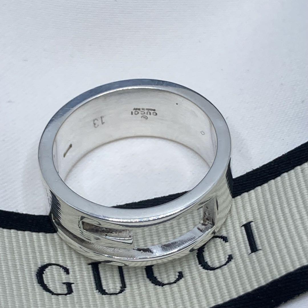 極美品✨ GUCCI グッチ リング 指輪 カットアウト AG925 #13