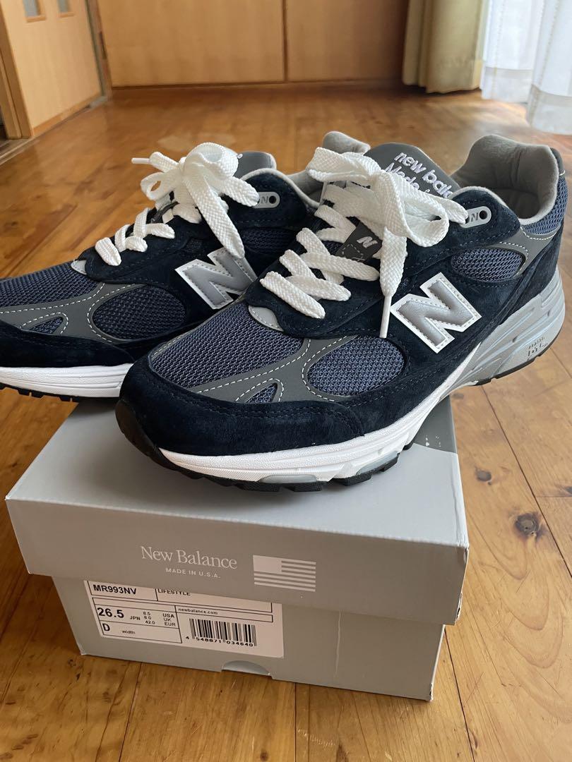 New Balance 993 ネイビー/グレー 26.5cm