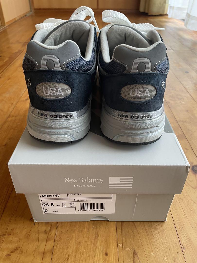 New Balance 993 ネイビー/グレー 26.5cm