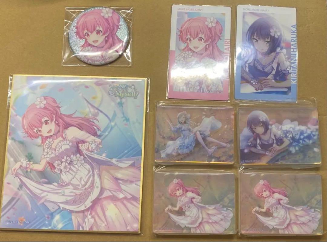 プロセカ　モアジャン　缶バッジ　色紙　ノーブルアート　みのり.愛莉.雫.遥 プロセカモアジャン缶バッジ色紙ノーブルアートみのり.愛莉.雫.遥