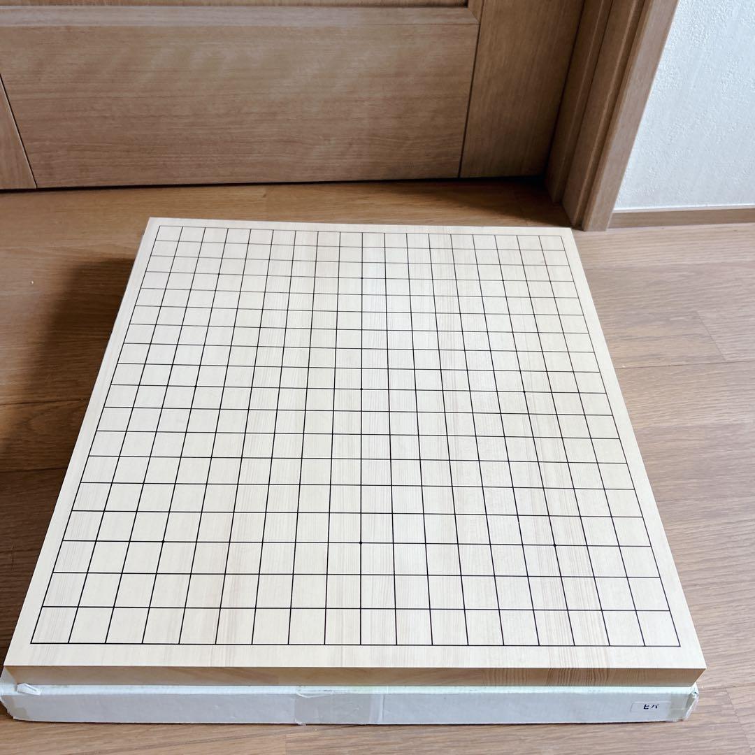 希少 未使用級 高級御囲碁盤 碁盤 卓上 高級素材 ヒバ 高級