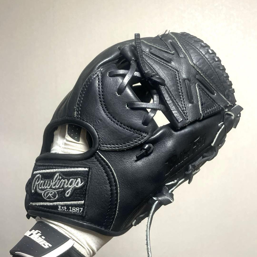【美品】Rawlings軟式 内野手用 Bolder Field ブラック