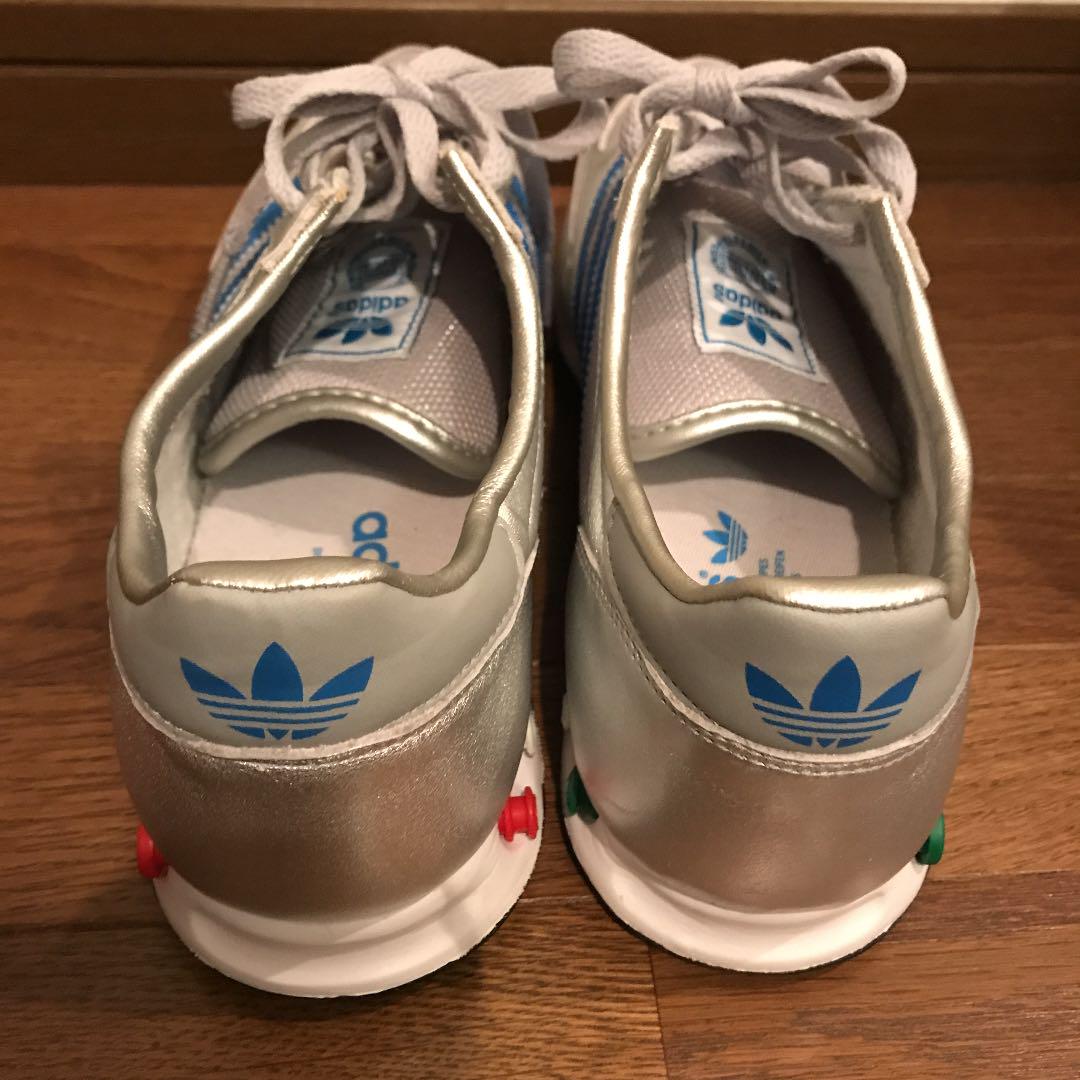 ブルー系 27cm正規品販売 Adidas アディダス L A Trainer 復刻版 デッドストック スニーカー メンズブルー系27cm 11 055 Www Dawajen Bh
