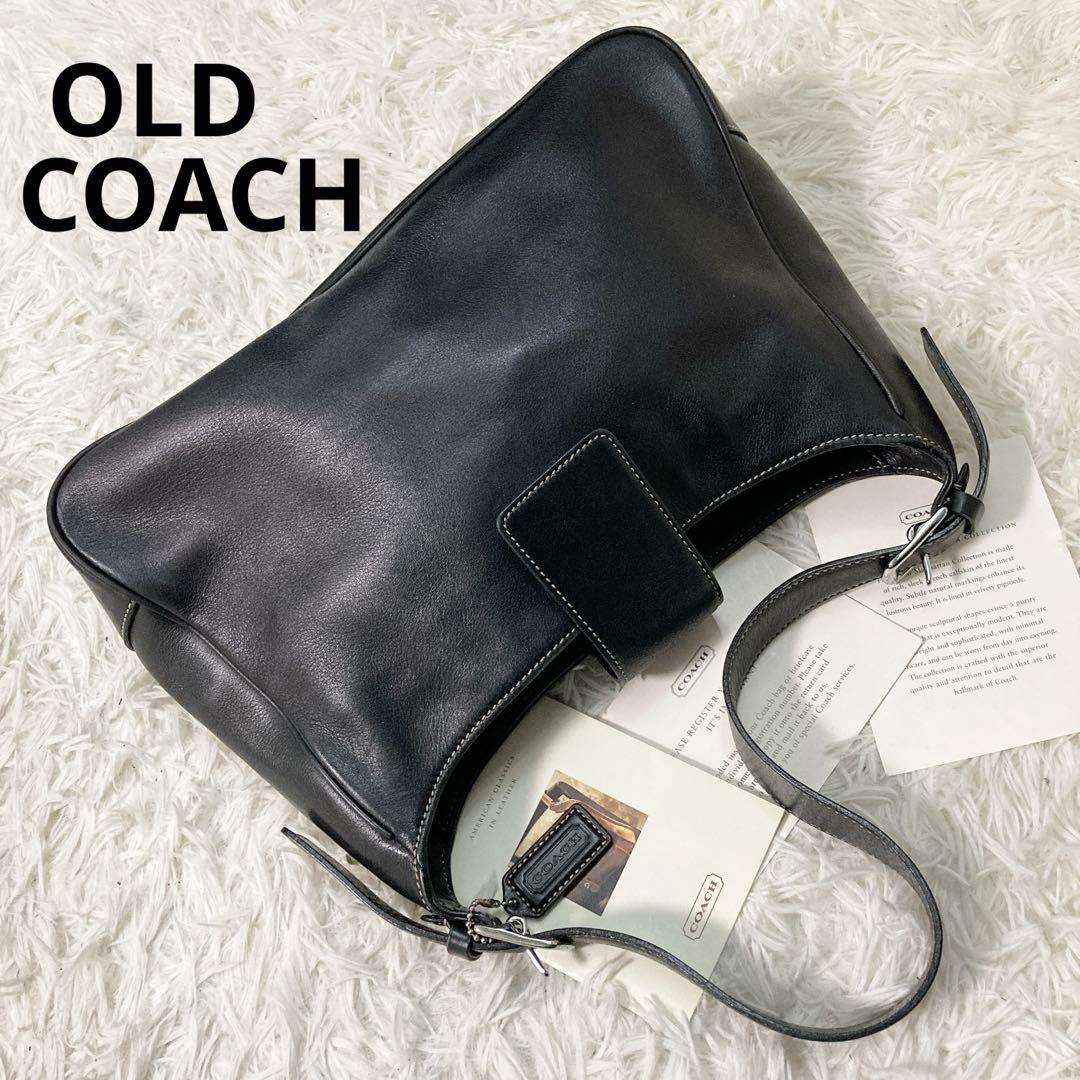 vintage coach old 黒 アクセサリーポーチ vintage coach old Black ブラック 黒 アクセサリーポーチ