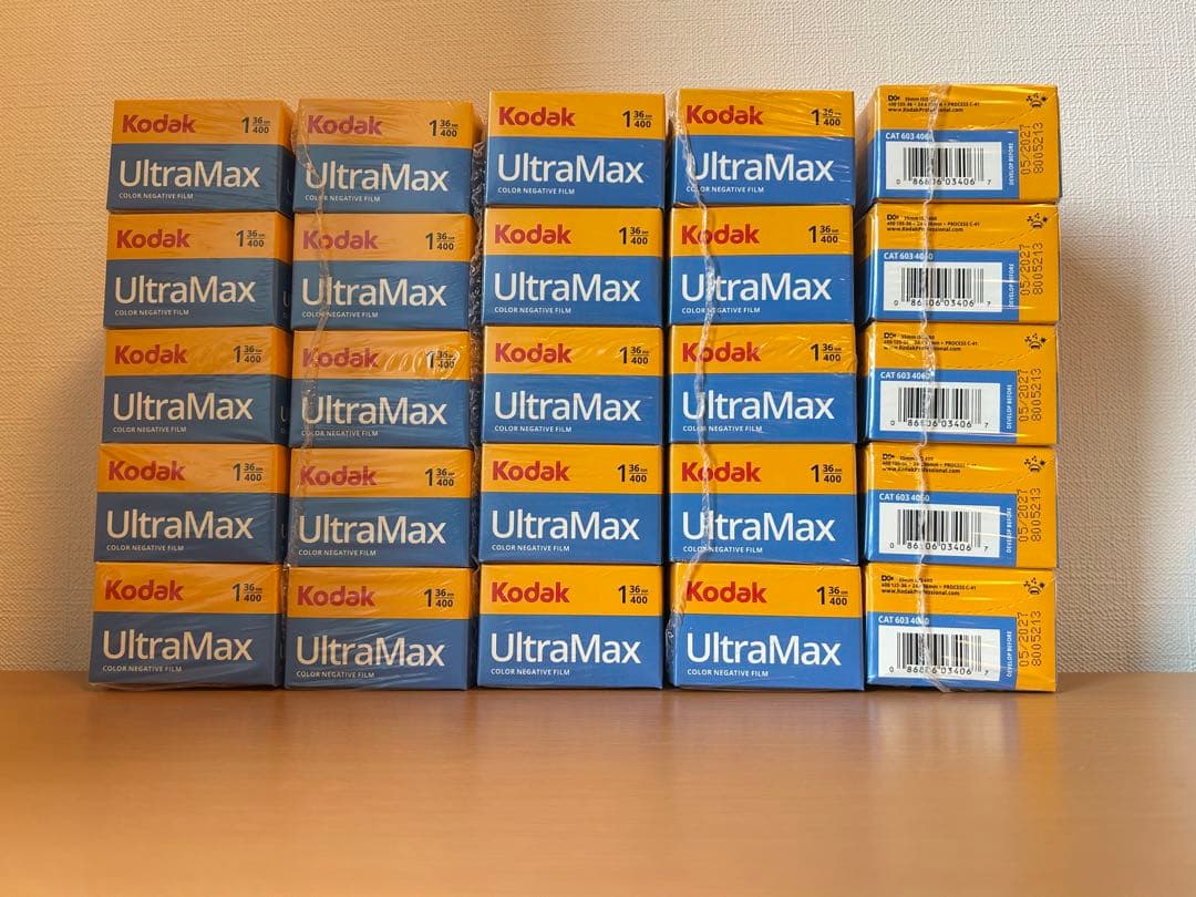 新品未開封 コダック ULTRA MAX　400-36EX　5组