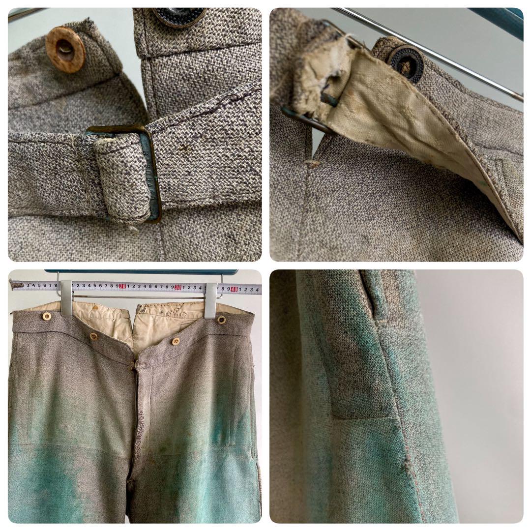 パンツ 30s French Work Salt&pepper Trousers