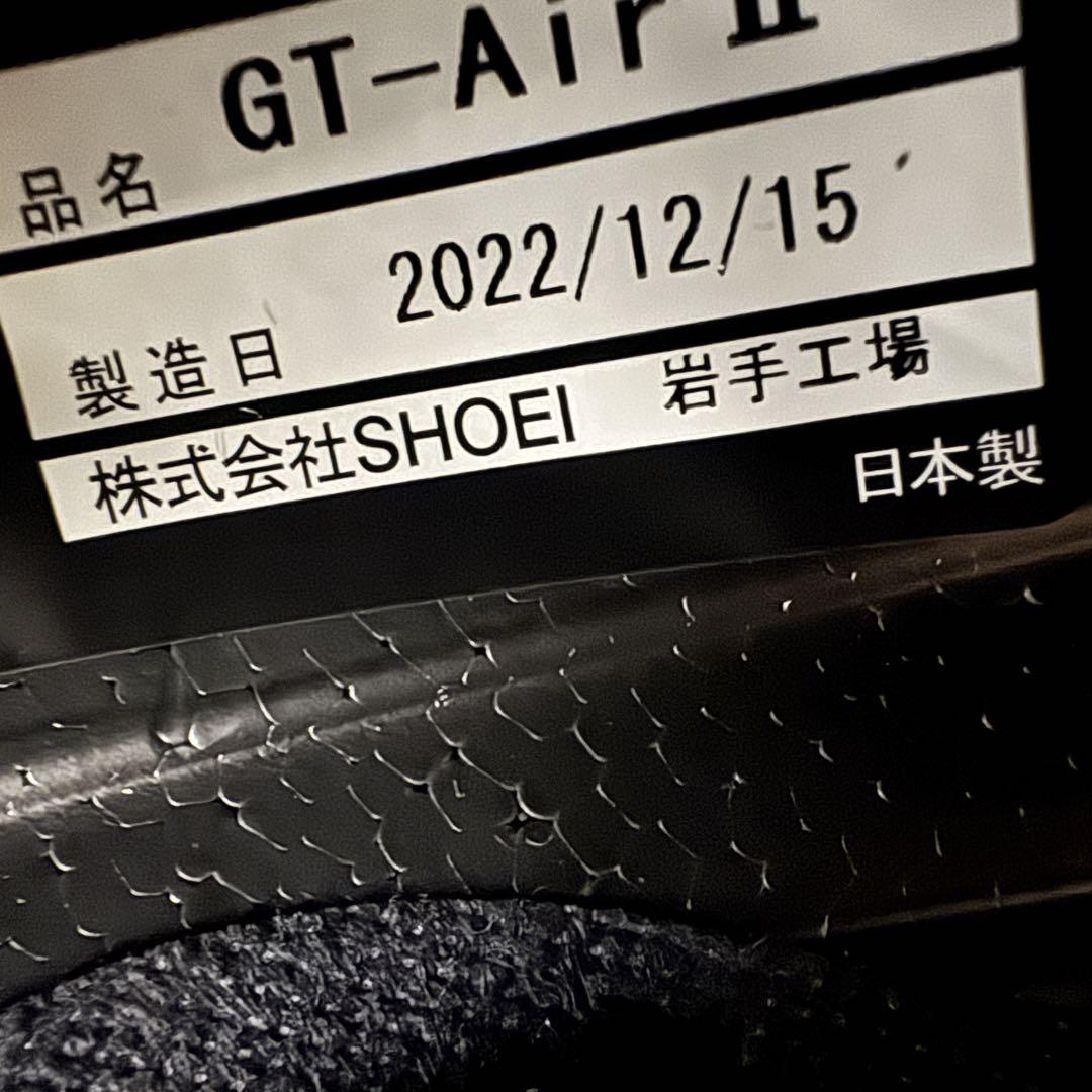 シ*ン様 超美品 SHOEI GT-Air2 マットブラック XL フルフェイス