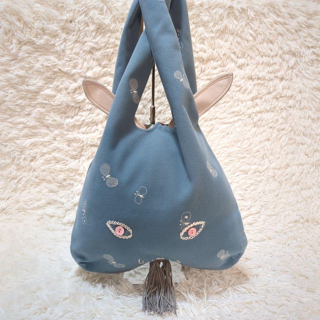 希少 未使用級 ミナペルホネン usa bag大 × chouchoトートバッグ