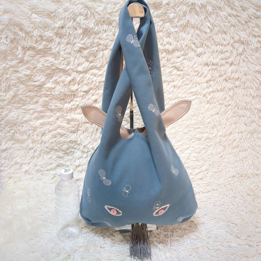 希少 未使用級 ミナペルホネン usa bag大 × chouchoトートバッグ
