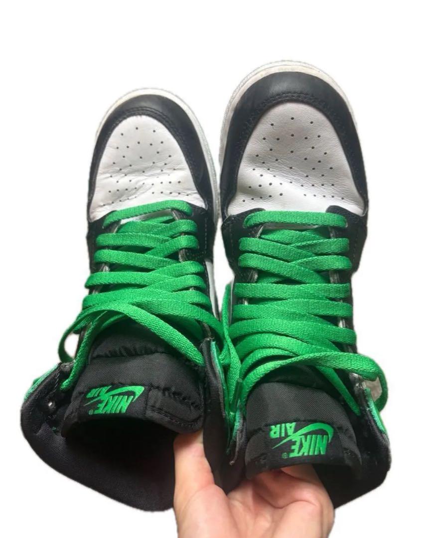 24.5cm ナイキ エアジョーダン1 ラッキーグリーン Air Jordan1