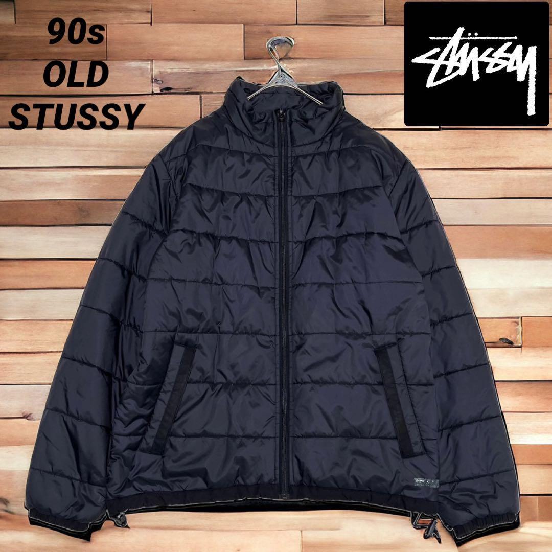 超希少‼️90s OLD STUSSY ナイロン ダウン ジャケット ブラック