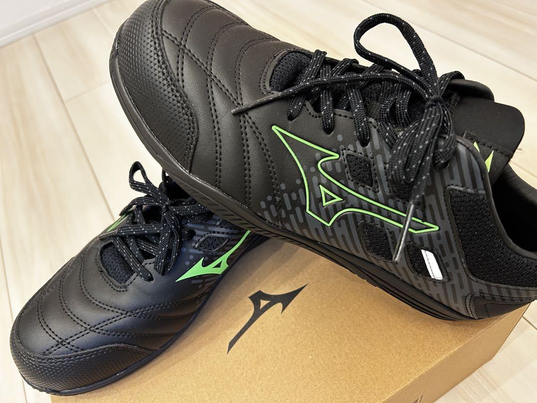 【美品】MIZUNO 安全靴 26.0㎝ ブラック×グリーン