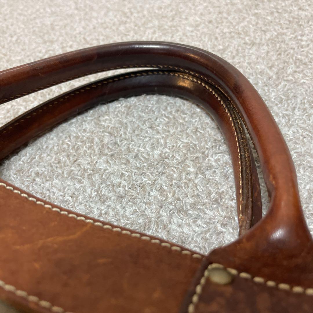 Felisi フェリージ レザー ナイロン ブリーフケース トート バッグ
