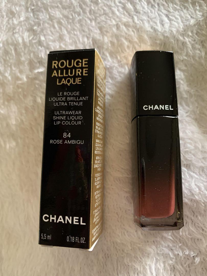 CHANELROUGEALLURELAQUE84ROSE AMBIGU「限定色」