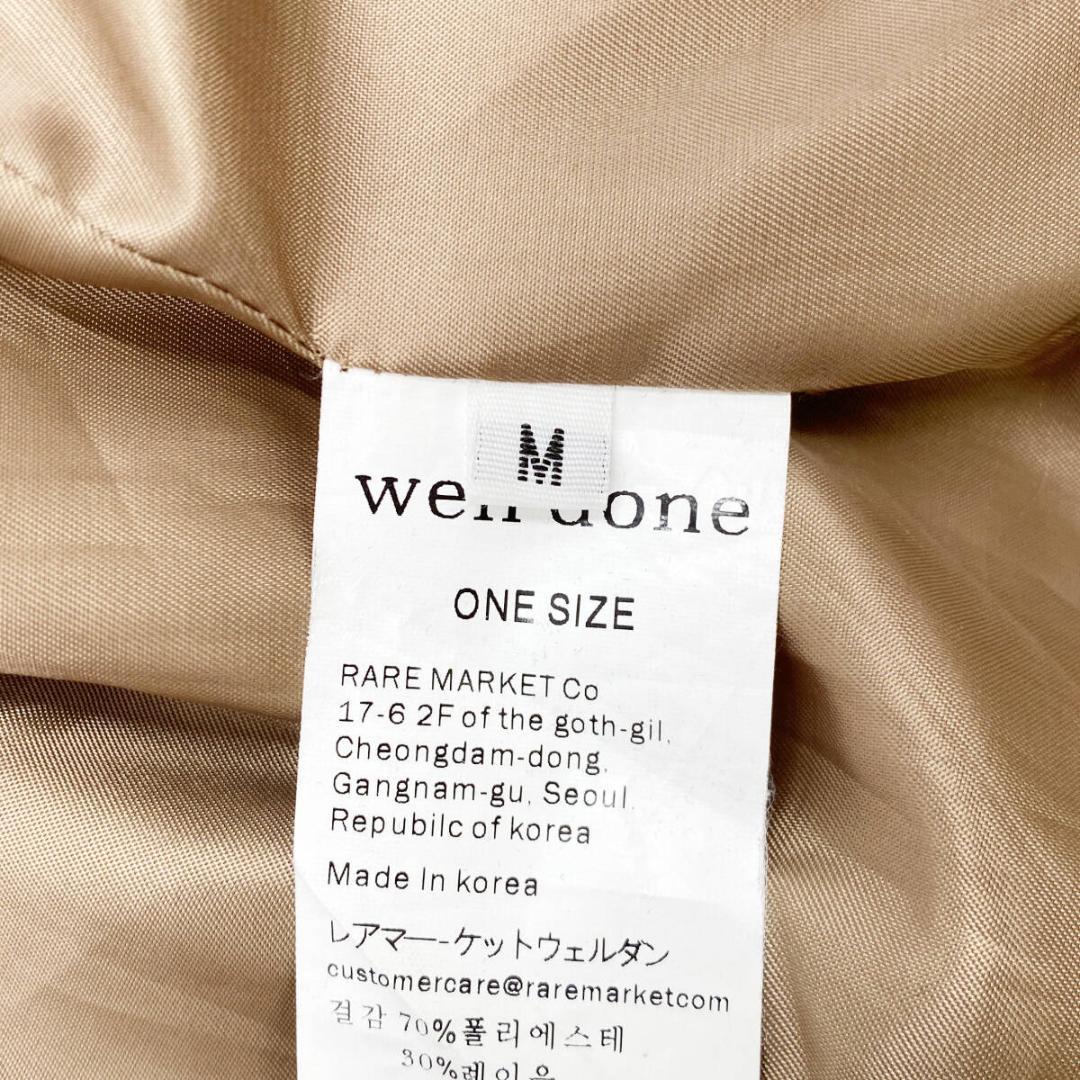 WE11DONE WEllDONE ウェルダン ジャケット ベージュ Mサイズ