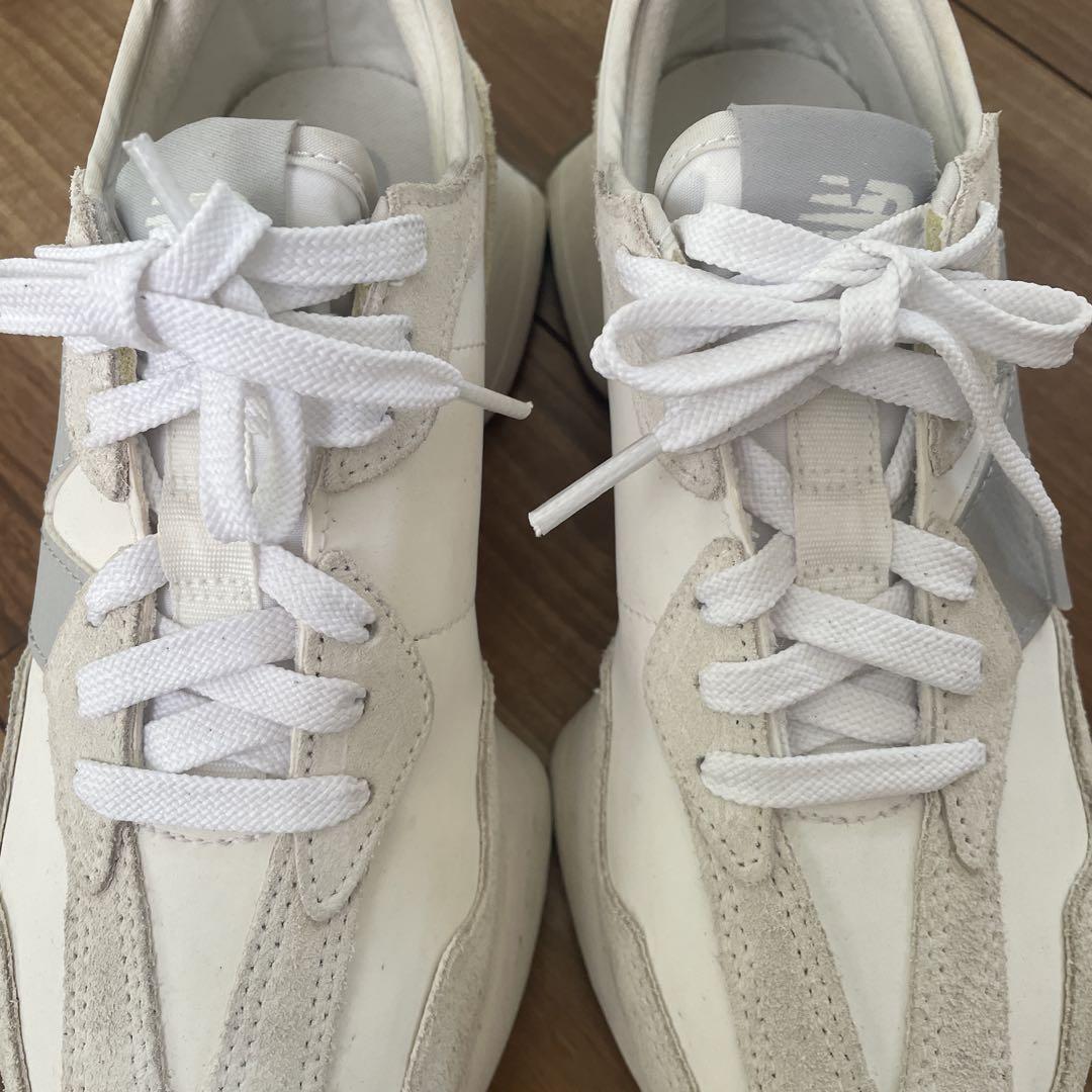New Balance スニーカー ホワイトグレー　327 WS327KE 23