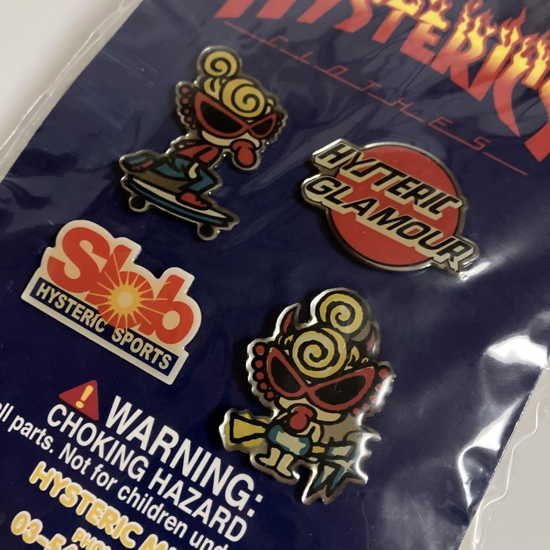 HYSTERIC MINI - ヒステリックミニ ピンバッジ 4個セット 送料