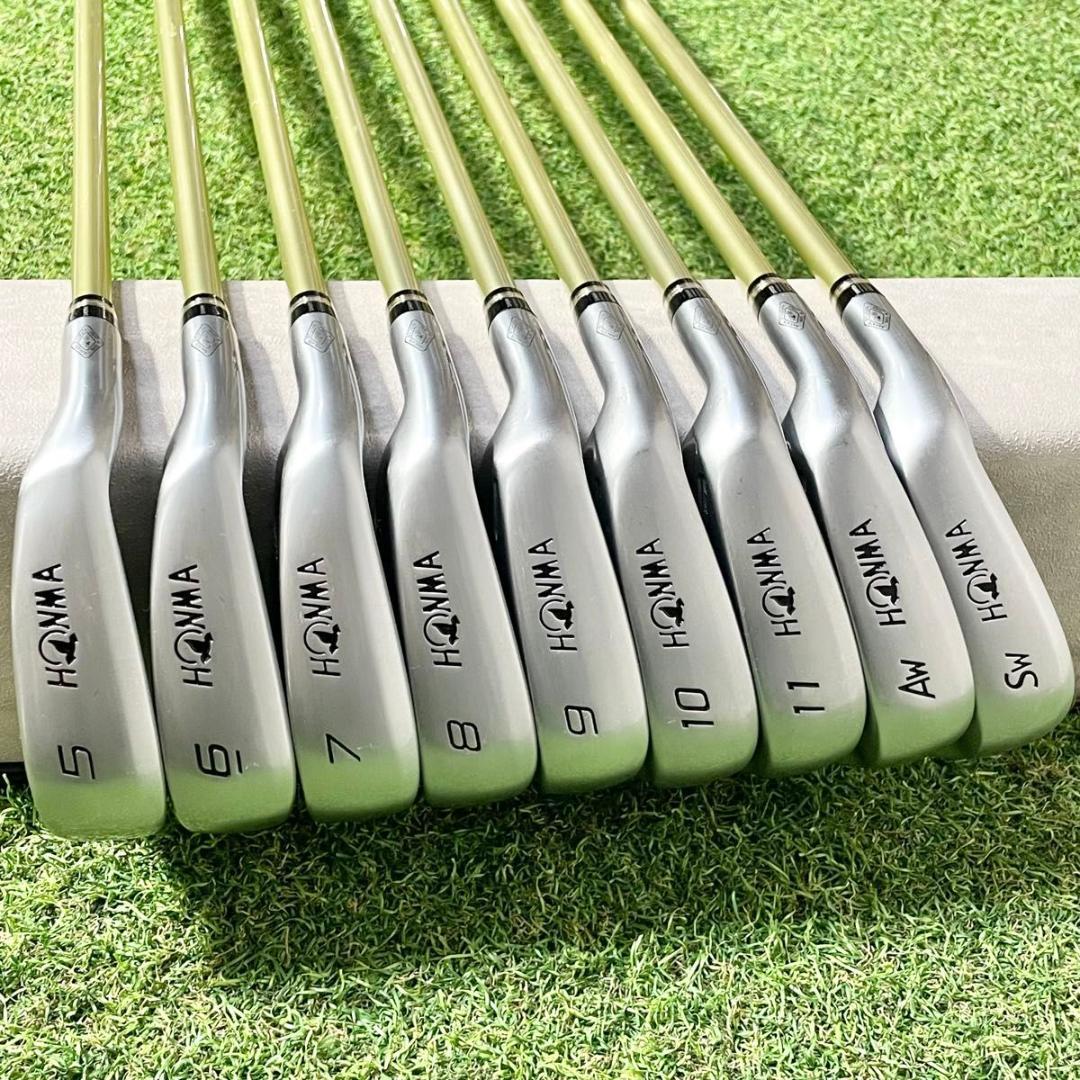 【美品】ホンマベレス HONMA IS-03 2S アイアンセット 9本 R 左 【美品】ホンマベレス HONMA IS-03 2S アイアンセット 9本 R 左