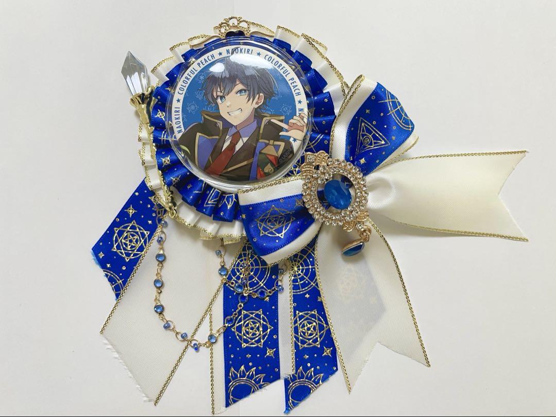 缶バッチロゼット【ハンドメイド】 なおきり魔法学園缶バッチ付き