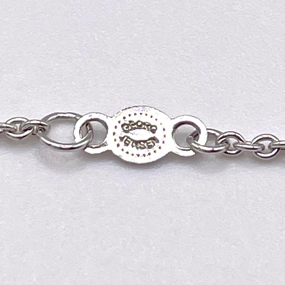 美品 ジョージジェンセン デイジー ネックレス 黒 シルバー 花 ブラック 美品 ジョージジェンセン デイジー ネックレス 黒 シルバー 花 ブラック