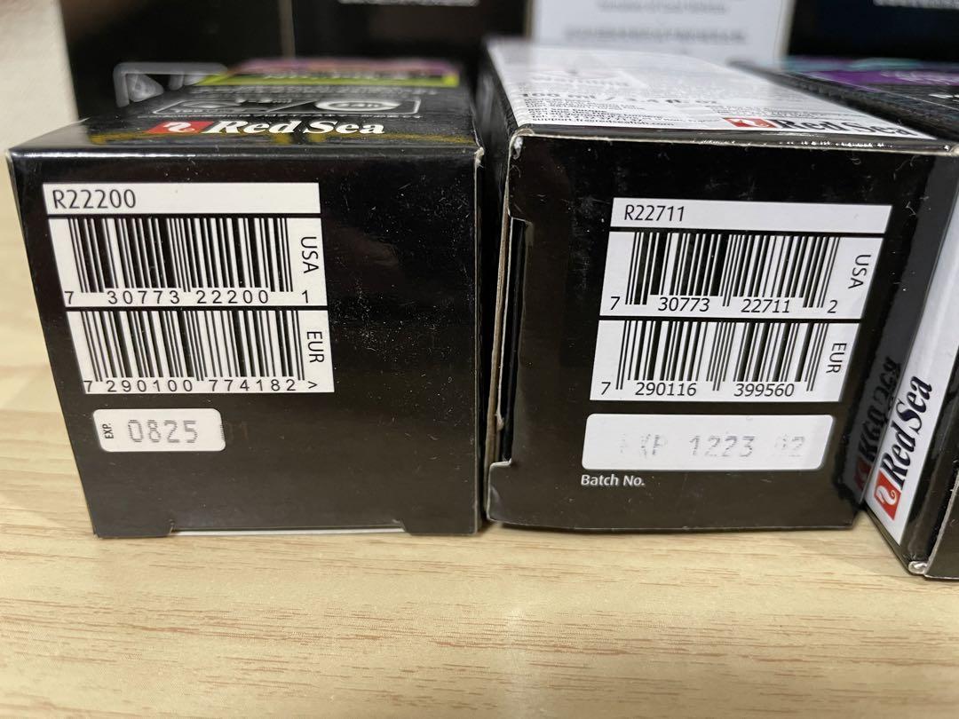 Red Sea レッドシー テストキット・添加剤 まとめ売り（※期限切れ品） Red Sea レッドシー テストキット・添加剤 まとめ売り