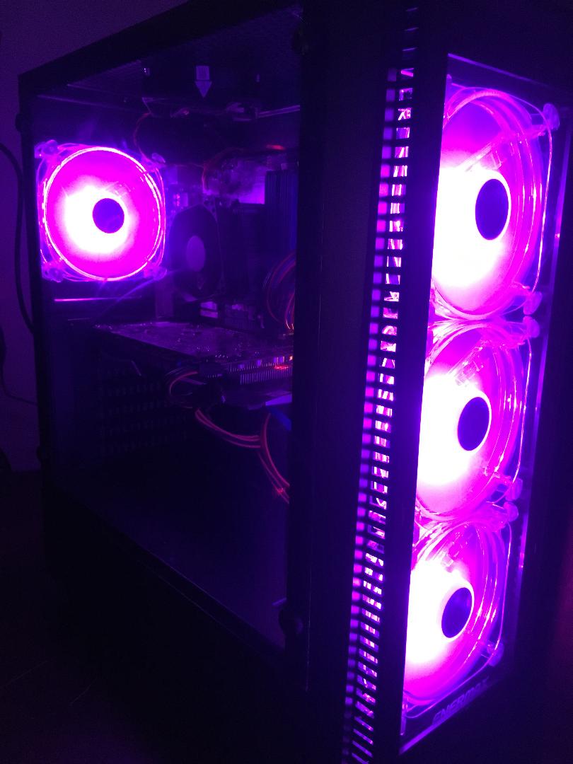 ゲーミングPC i7 GTX1060 新品SSD搭載 dFPBm-m42192545497 虹色に光る新品ケース 低価最新品
