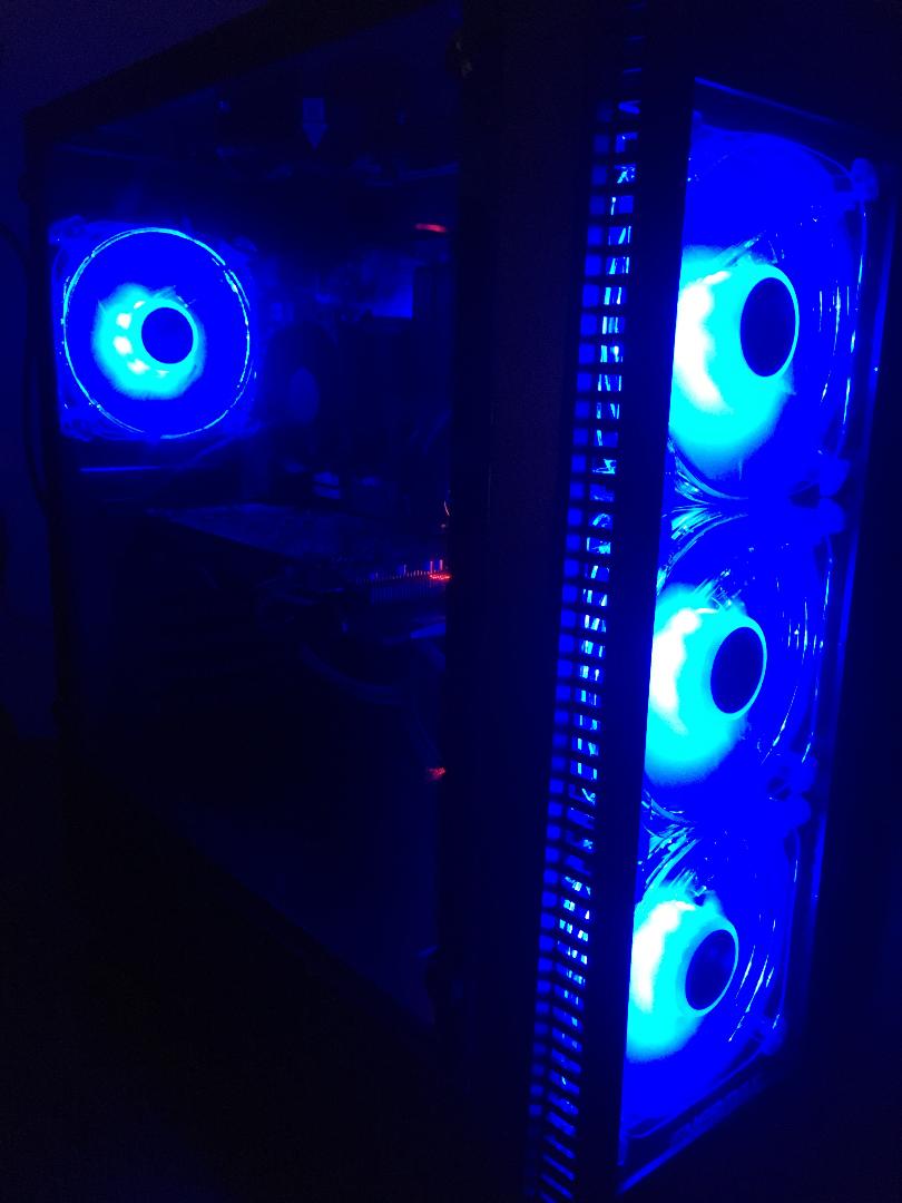 ゲーミングPC i7 GTX1060 新品SSD搭載 dFPBm-m42192545497 虹色に光る新品ケース 低価最新品