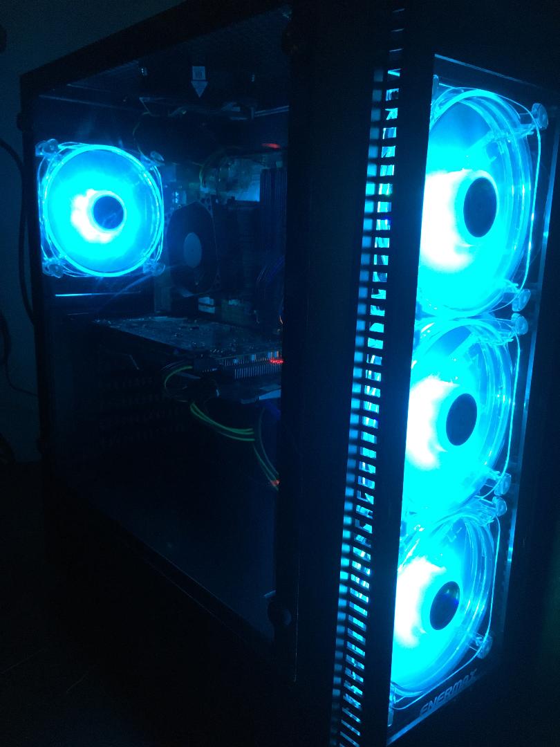 ゲーミングPC i7 GTX1060 新品SSD搭載 dFPBm-m42192545497 虹色に光る新品ケース 低価最新品