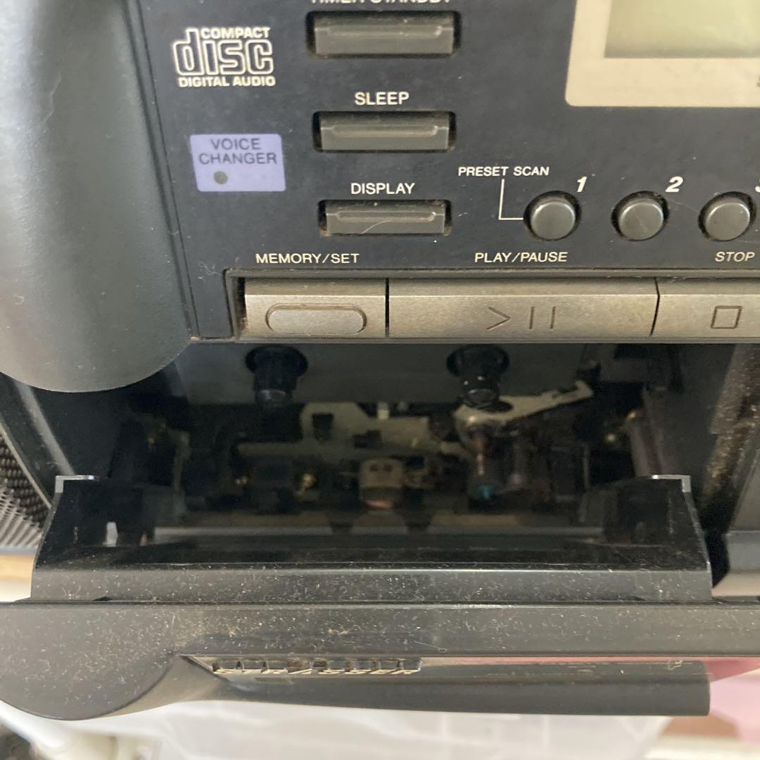 AIWA（アイワ）オーディオCDラジカセ（CSD-SR3）昭和レトロ