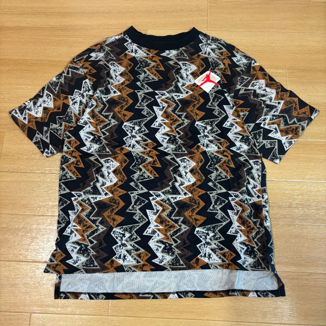 パタ×エアジョーダン ジャンプマンTシャツ 幾何学柄 総柄 サイズM メンズ
