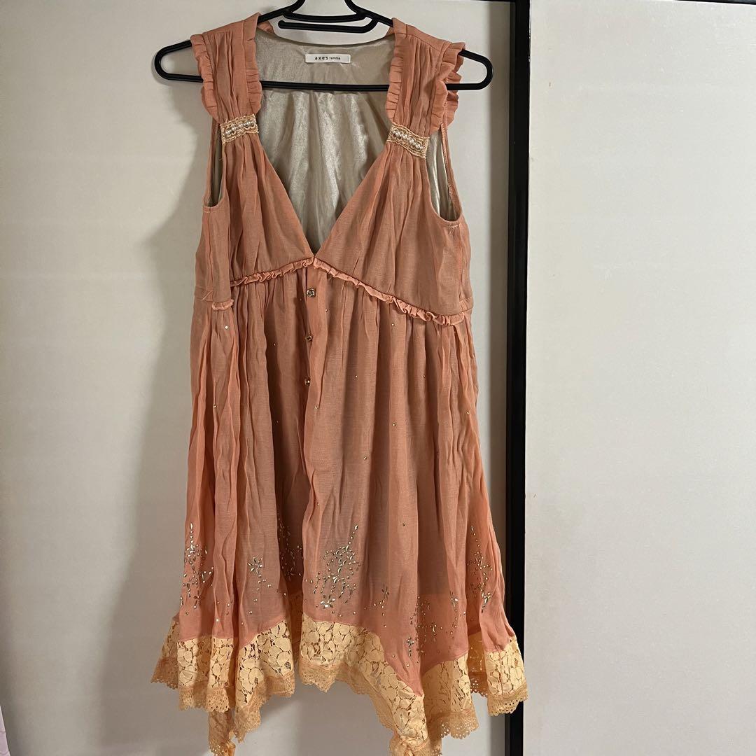 axes femme ワンピース　チェニック M　ロリータ　量産型 axes femme ワンピース チェニック M ロリータ 量産型 - メルカリ