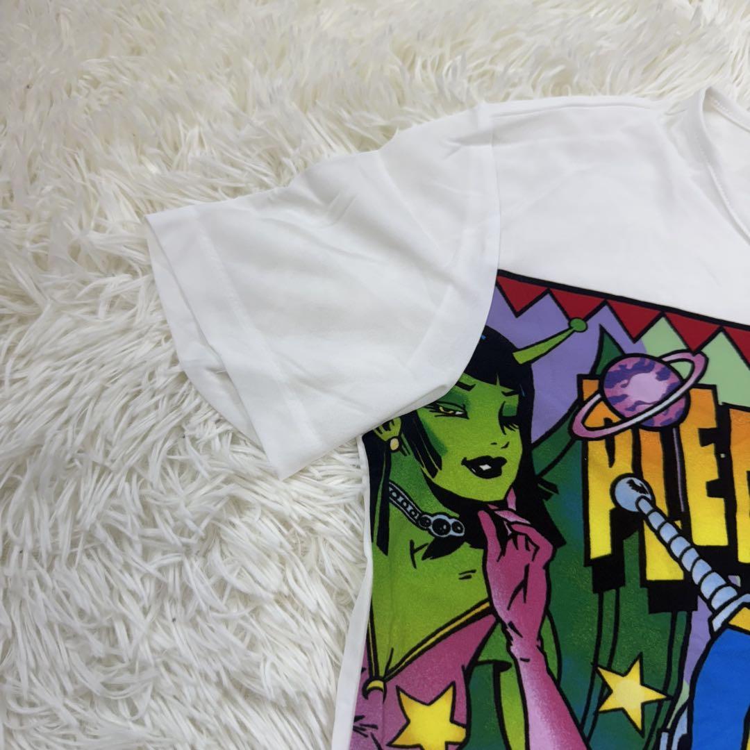 激レア✨　プリーツプリーズ　Tシャツ　コミックプリント　アメコミ　キャラクター 激レア プリーツプリーズ Tシャツ コミックプリント アメコミ