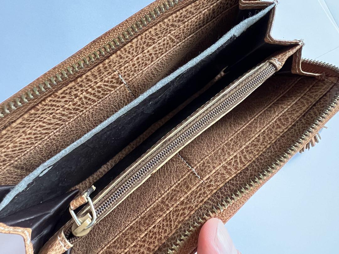 グッチ GUCCI ラウンドファスナー バンブー GG柄 長財布