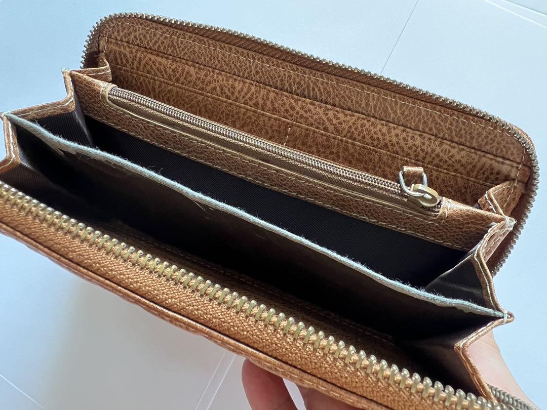 グッチ GUCCI ラウンドファスナー バンブー GG柄 長財布