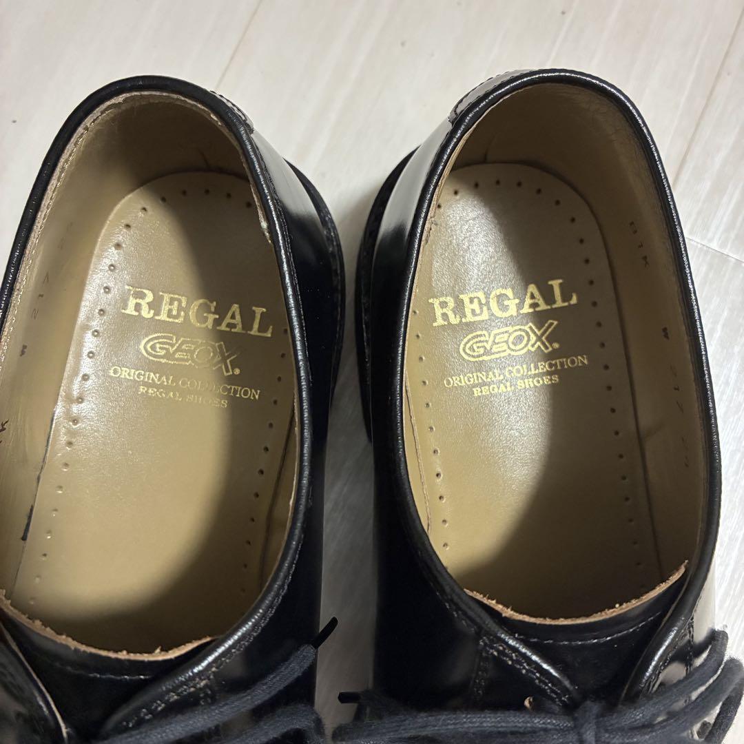 リーガル　GEOX プレーントゥ　シューキーパー付き