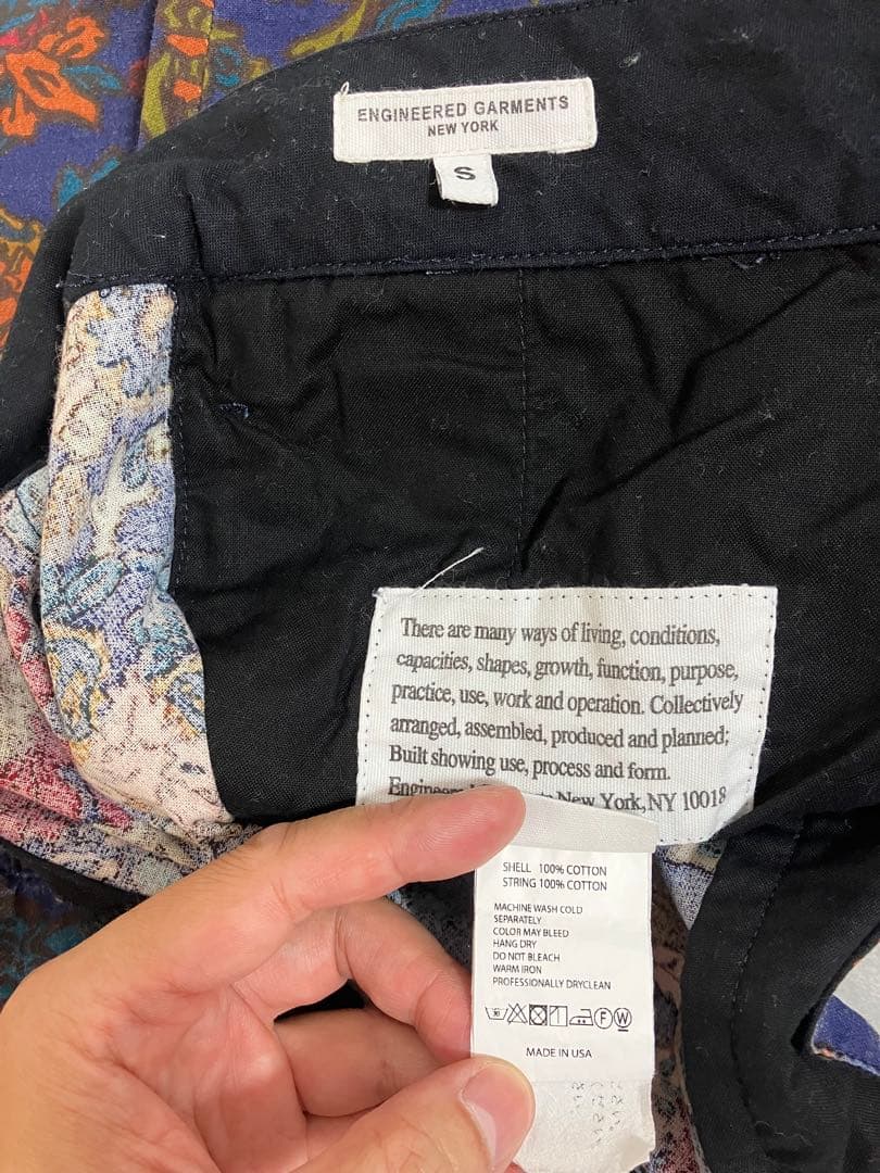 ENGINEERED GARMENTS 花柄ショートパンツ Sサイズ