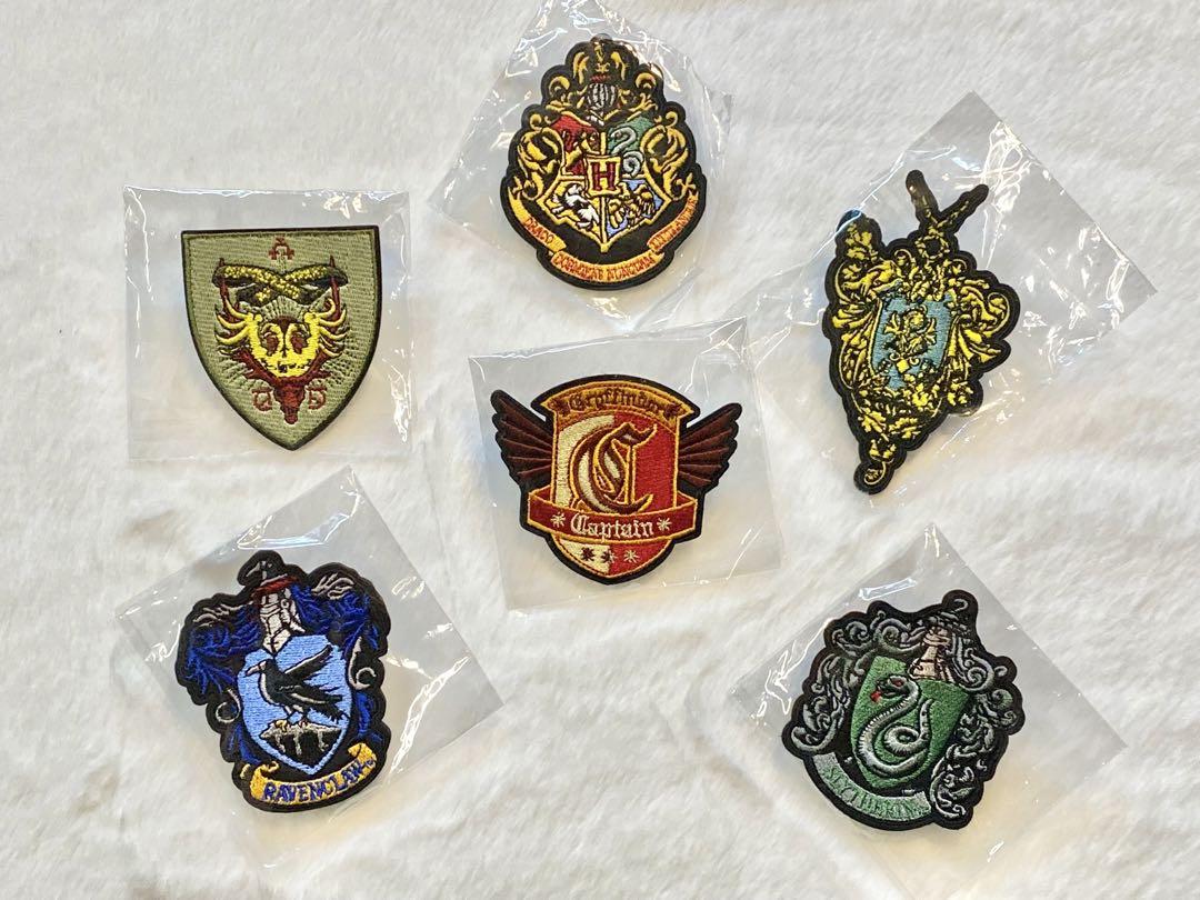 ハリーポッター紋章刺繍ブローチ