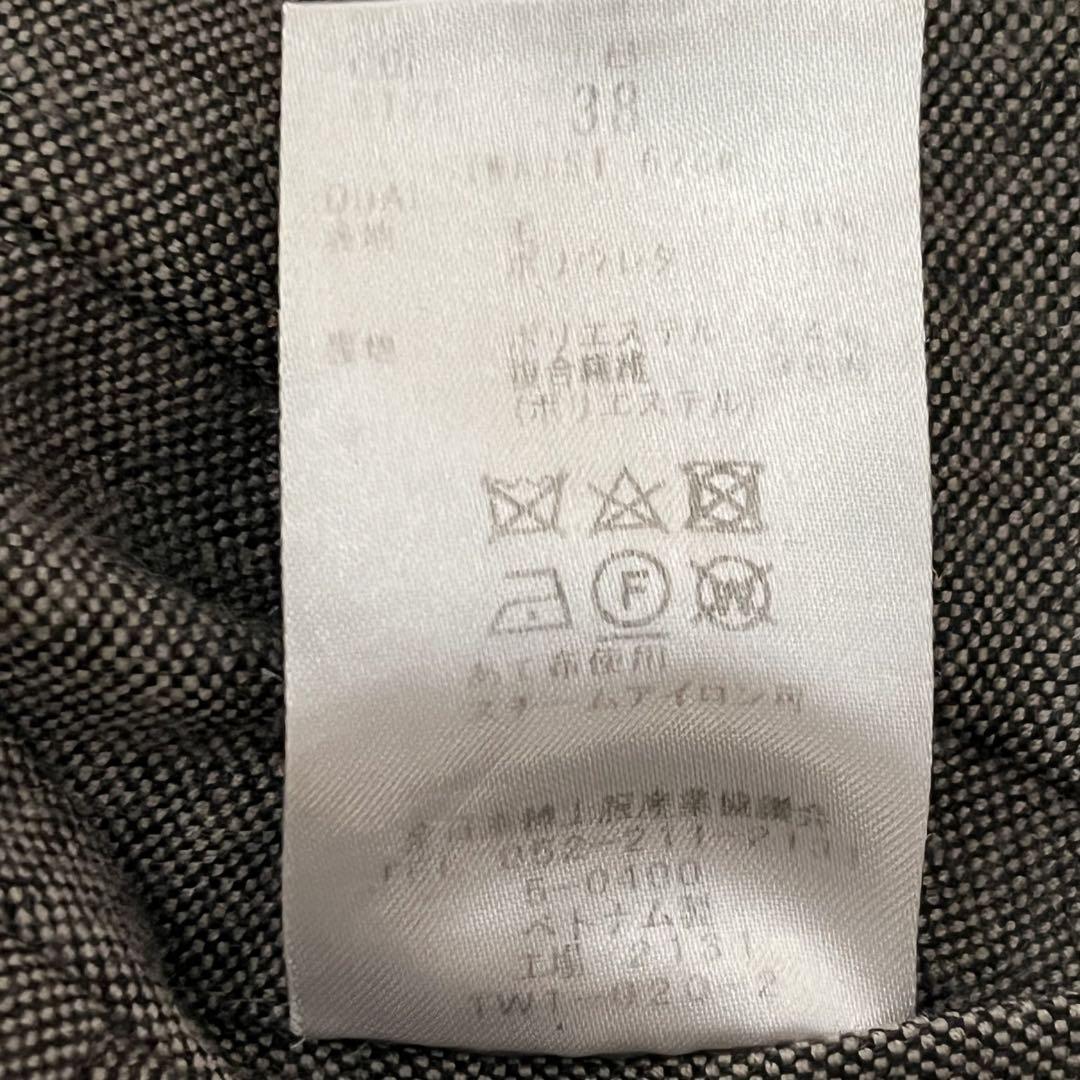良品　スーツカンパニー　スーツ　セットアップ　ノーカラー　パンツ　ブラウン　M