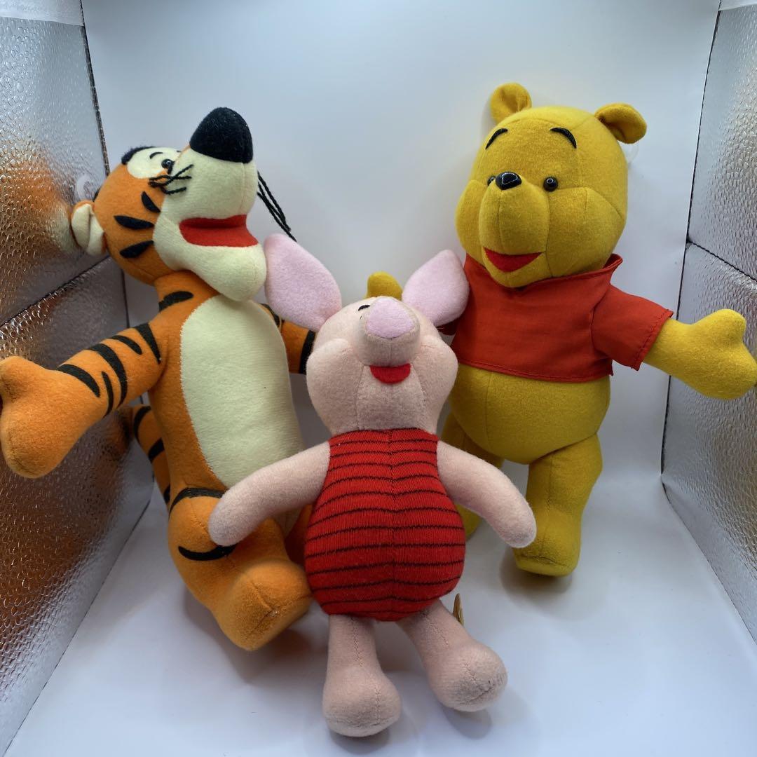 プーさん ティガー ピグレット ぬいぐるみセット プーさん ティガー ピグレット ぬいぐるみセット - メルカリ