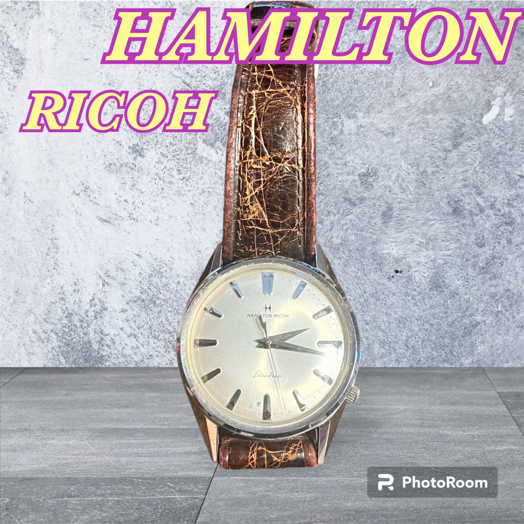 HAMILTON RICOH ハミルトン リコー メンズ腕時計 ジャンク品扱い