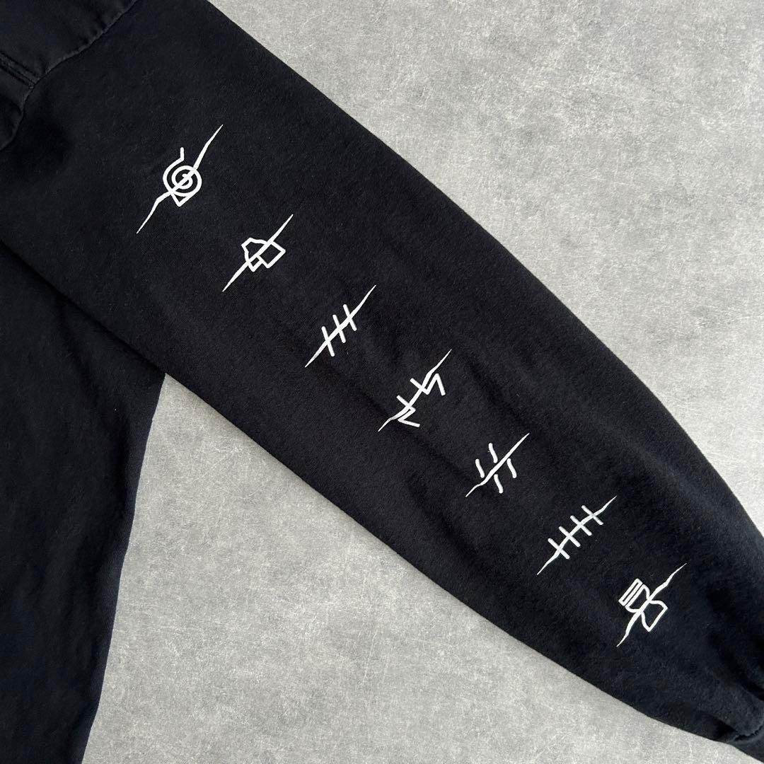 ナルト疾風伝 ロンT 暁 抜け忍 浮雲 袖プリント トレードマーク ナルト疾風伝 ロンT 暁 抜け忍 浮雲 袖プリント トレードマーク